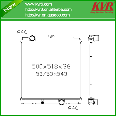 Panel Radiator FOR MITSUBISHI 93- Canter OEM MC127001/ME291794