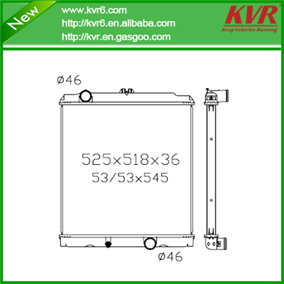 Auto Aluminum Radiator FOR MITSUBISHI 99- Canter OEM ME299308