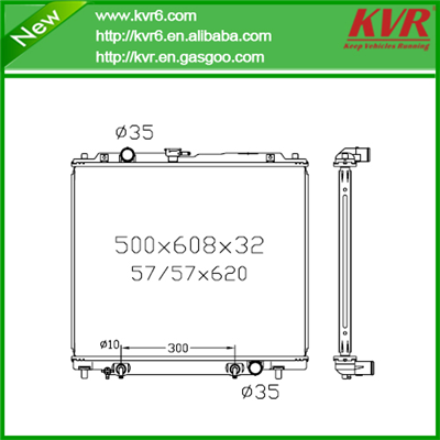 High Quality Auto Radiator FOR MITSUBISHI 90 - Pjero 4M40 2.8 TD OEM MB890957
