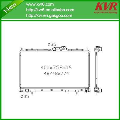 Auto Cool Radiator FOR MITSUBISHI 04- Galant L4 , Galant V6 DPI 2722