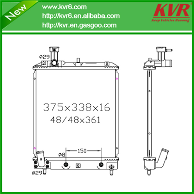 Aluminum Radiator FOR MITSUBISHI 98- MINILCA OEM MR602690, MR464690