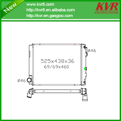 Car Cooling System Radiator FOR MITSUBISHI 02-FUSO CANTR OEM ME403810 /ME403811