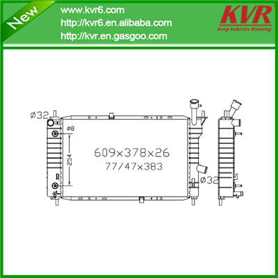 Aftermarket Radiator FOR FORD 92-94 Tempo / Topaz DPI 1322