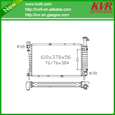 Passenger Car Radiator FOR FORD 86-93 Taurus / Sable DPI 891