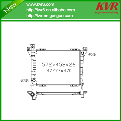 Alloy Radiator FOR FORD 86-97 Aerostar DPI 901