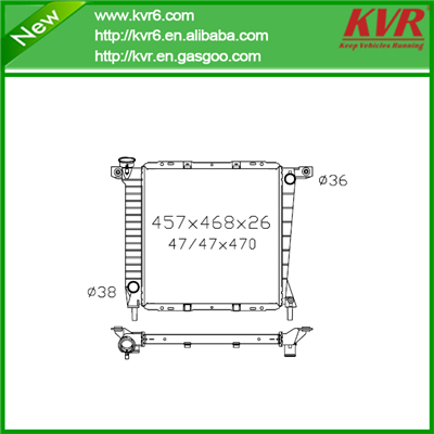 Automobile Radiator FOR FORD Ranger --- DPI 897