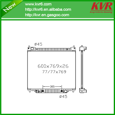 High Quality Auto Radiator FOR FORD 97-07 E Series Van DPI 1994