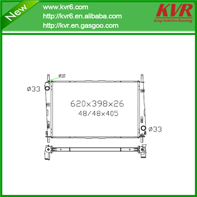 Auto Radiator FOR FORD Mondeo 2.0 NISSENS 62041A