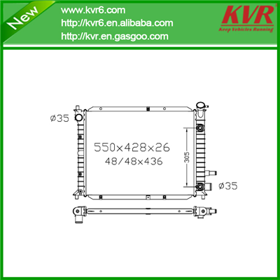 Water Radiator FOR FORD 98-03 Escort / ZX2 DPI 2140