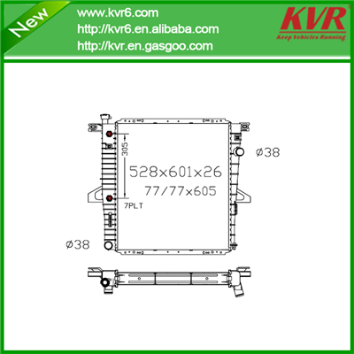 Mechanical Car Radiator FOR FORD 97-01 Explorer / 98-99 Mountaineer DPI 2018