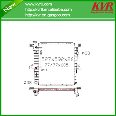 Brazed Radiator FOR FORD 98- Explorer --- DPI 2173