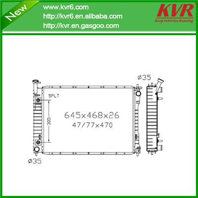 Cooling Radiator FOR FORD 99-02 Mercury Villager , Nissan Quest DPI 2259