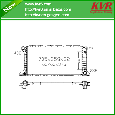 Assembly Radiator FOR FORD 94- Transit OEM 1112704 / 94VB8005FB ---