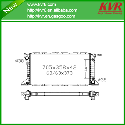 Brazed Radiator FOR FORD 94- Transit OEM 1112704 / 94VB8005FB ---