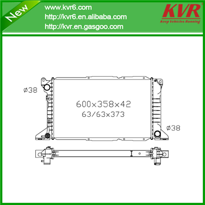 Cooling Radiator FOR FORD 94- Transit OEM 7045714 ---