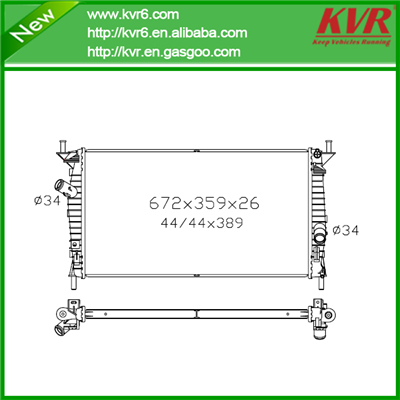 Alloy Radiator FOR FORD 00- Focus 1.4i OEM 1230987/1305492