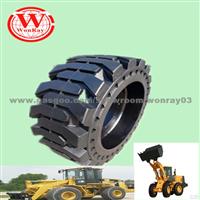 Cost Effective Industrial Solid Rubber Tires For Loader & Overhead Working Truck 10-16.5 12-16.5 16/70-20 17.5 23.5 26.5-25 Various Sizes Colors