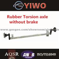 500 Kgs 1100 Lbs Rubber Torsion Axle Trailer Axle