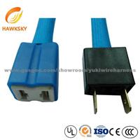 Auto Car H7 Ceramic Connector Lighting Lamp Wire Harness