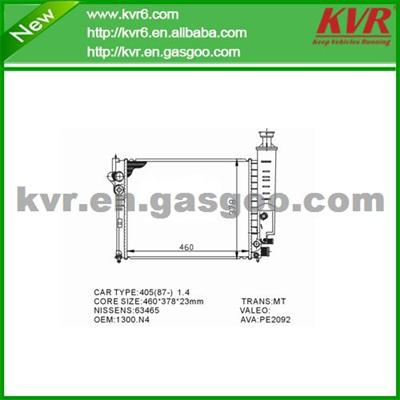 Racing Radiator FOR PEUGEOT 405 ? Estate (15E) 1.6 OEM 1300N4