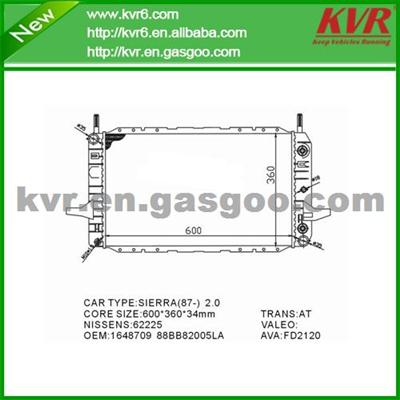 Auto Cooling System Radiator FOR FORD SIERRA Hatchback (GBC, GBG) 1.6 OEM 88BB8005LA