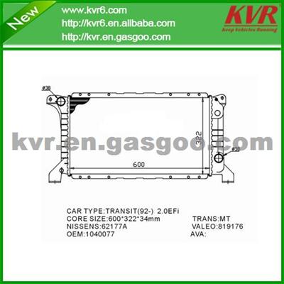 Mechanical Aluminum Radiator FOR FORD TRANSIT Bus (E_ _) 2.0 OEM 1040077