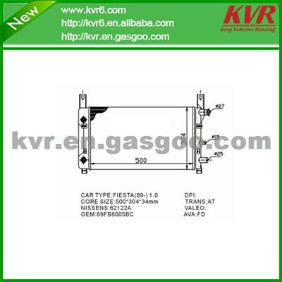 Aftermarket Radiator FOR FORD COURIER Box (F3L, F5L) OEM 89FB8005BC
