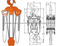 Chain pulley blocks price list and manual instruction