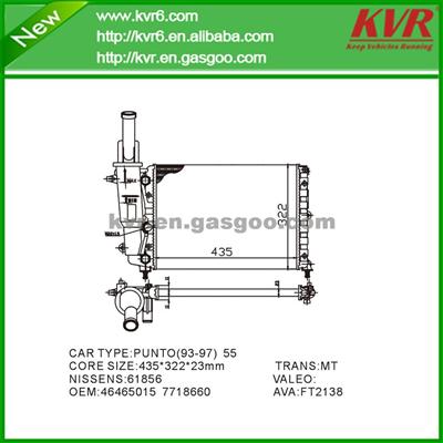 OE Radiator FOR FIAT Punto I OEM 46465015/7718660