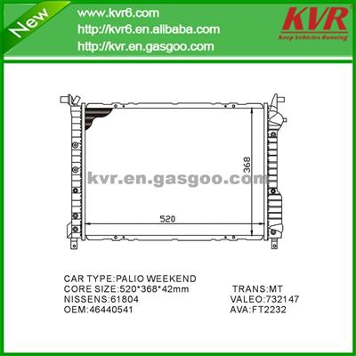 Brazed Car Radiator FOR FIAT PALIO WEEKEND OEM 46440541