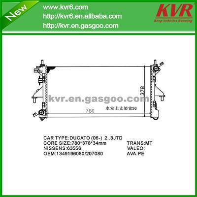 Fin Tube Radiator FOR FIAT DUCATO Platform/Chassis (250) OEM 3062308080