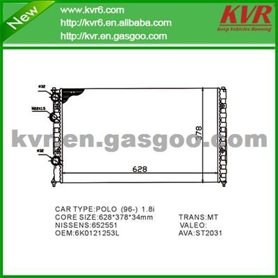 Cooling Radiator FOR VOLKSWAGEN Caddy 1.7SDi OEM 6K0121253L/D/A