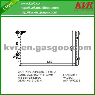 Car Radiator FOR VOLKSWAGEN Caddy 1.6 OEM 1K0121253H/AT/AA