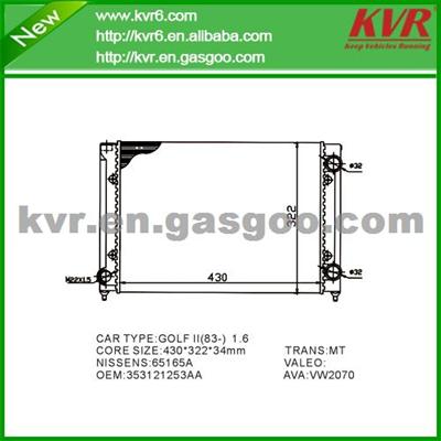 Car Radiator FOR VOLKSWAGEN Passat 1.6 OEM 353121253AA /353121253T