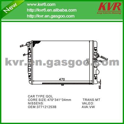 OE Radiator FOR VOLKSWAGEN OEM 377121253B