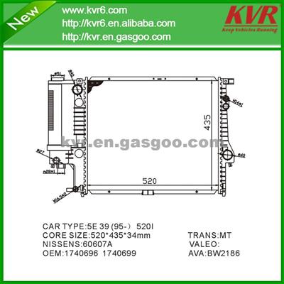 High Performance Auto Radiator FOR BMW 5 Touring (E39) 520 I OEM 1740699