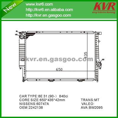 Auto Cooling System Radiator FOR BMW 8 (E31) 850 I,Ci OEM 2242138