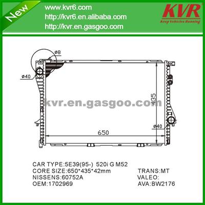 Brazing Radiator FOR BMW 7 (E38) 740 I,IL OEM 1702969