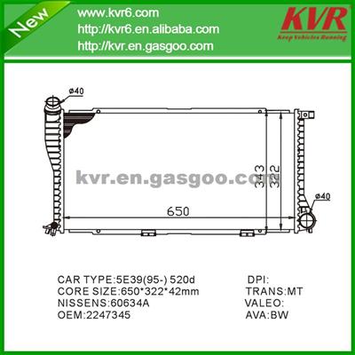 Cheap Radiator FOR BMW 5 (E39) 530 D OEM 2247345