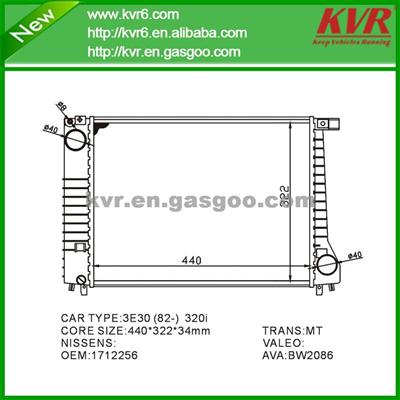 Auto Cool Radiator FOR BMW 3 (E30) 320 I OEM 1178215