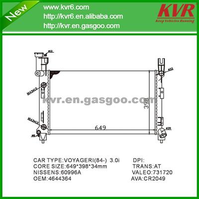 OE Radiator FOR CHRYSLER VOYAGER II (ES) 3.0 OEM 4644364