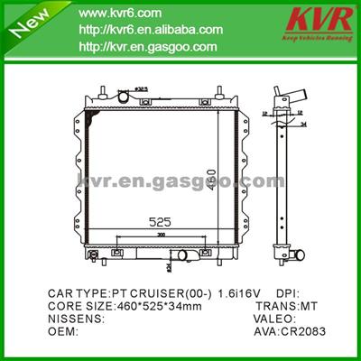 Car Radiator Price FOR CHRYSLER AVA CR2083