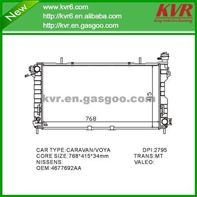 Alloy Radiator FOR CHRYSLER TOWN & COUNTRY- 2001-2004 OEM 4677692AA