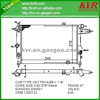 Car Radiator FOR OPEL VECTRA 2.0i-16V-A OEM 1300122