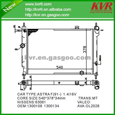 Cooling Radiator FOR OPEL ASTRA F 1.7D-M OEM 1300134 /1300108
