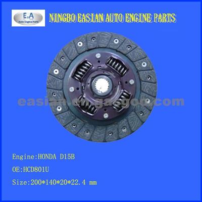 HONDA D15B Clutch Disc,Clutch Plate OE:HCD801U