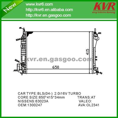 Radiator Factory FOR OPEL SIGNUM 2.2 Direct OEM 1300247