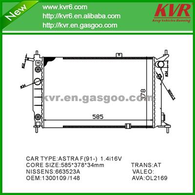 Radiator Manufacturer FOR OPEL ASTRA F Hatchback (53_, 54_, 58_, 59_) OEM 1300109 /1300148