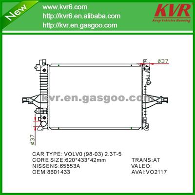 Cooling Radiator FOR VOLVO S80 (TS, XY) 2.5 T AWD OEM 8601433