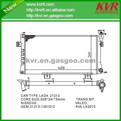 Aluminum Radiator FOR LADA 21213 /NIVA (2121) 1700 I OEM 21213-1301012